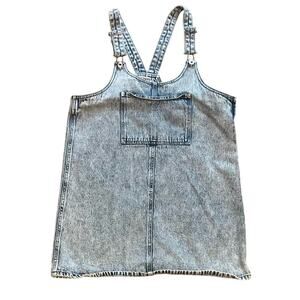 Celebrity Pink Jean Overall Dress -Size Medium